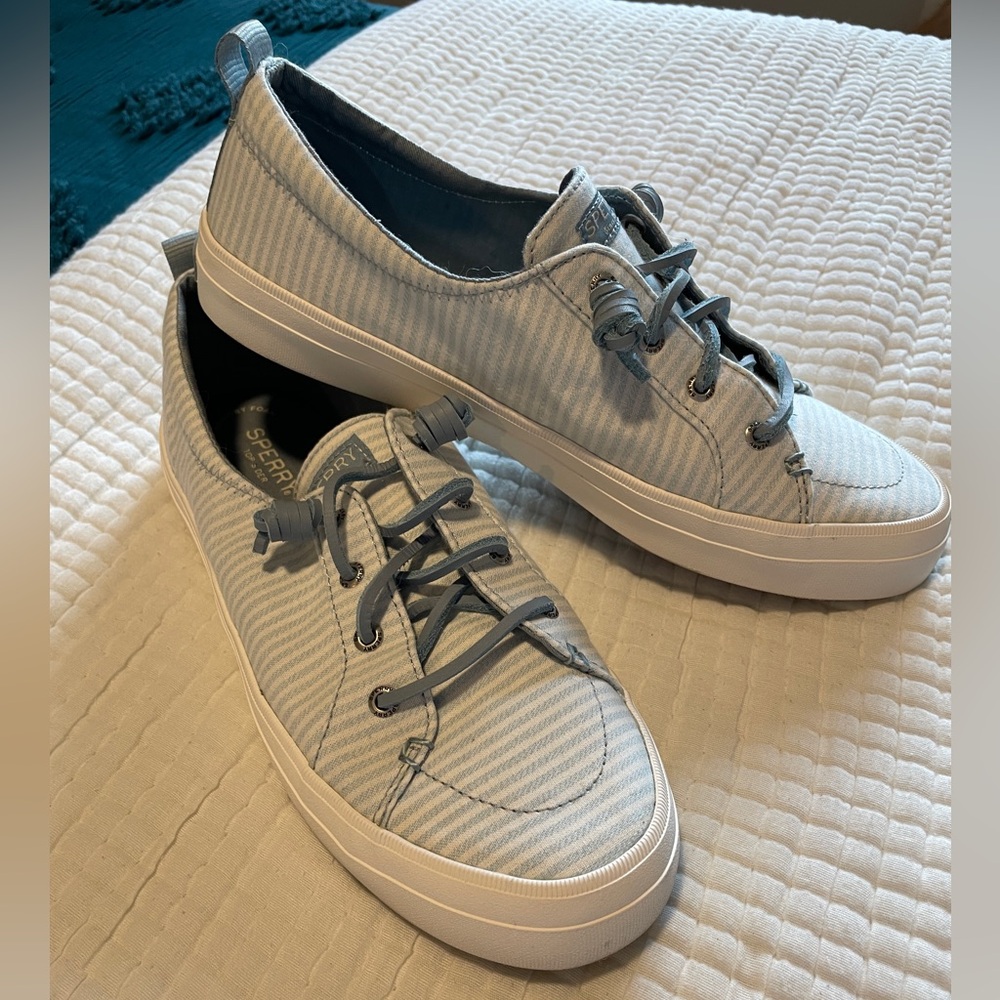 Sperry Women’s Slip-on Striped Shoes with Memory Foam